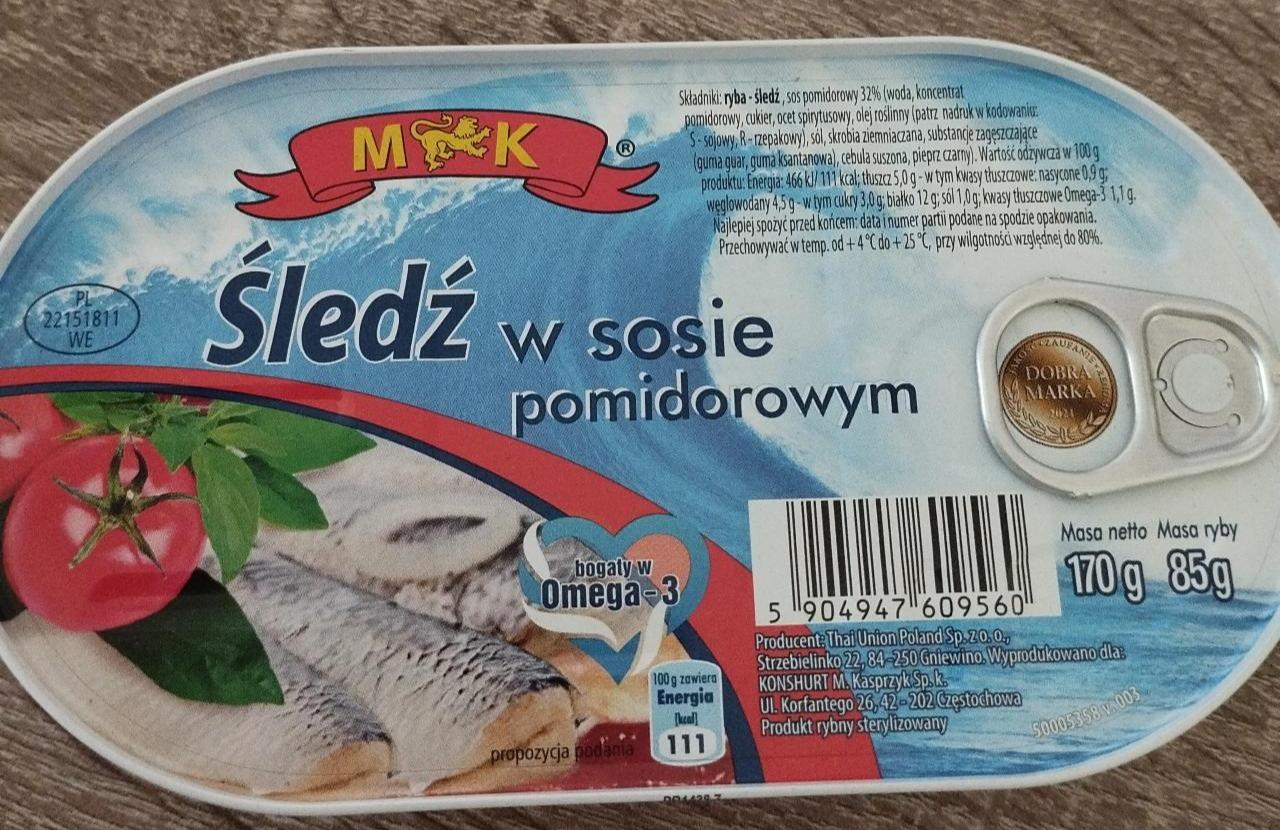 Fotografie - Sledz w sosie pomidorowym MK