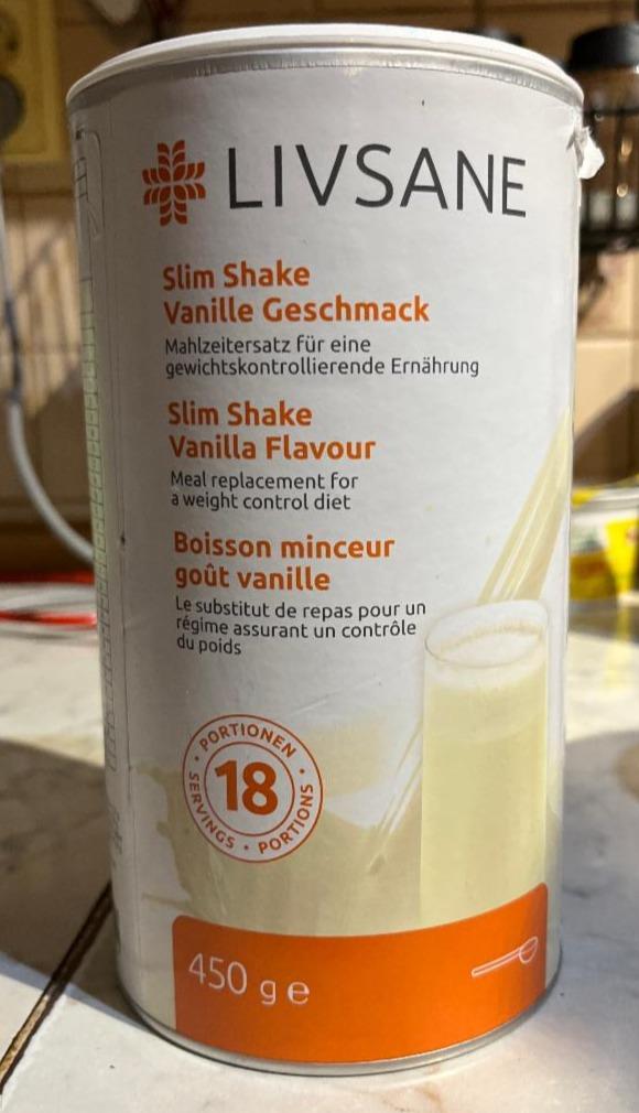 Fotografie - Slim shake Vanilla flavour Livsane