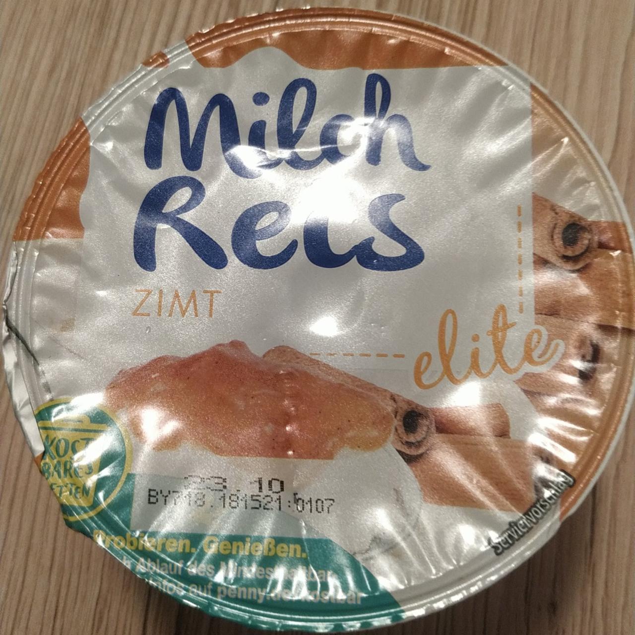 Fotografie - Milch Reis Zimt elite