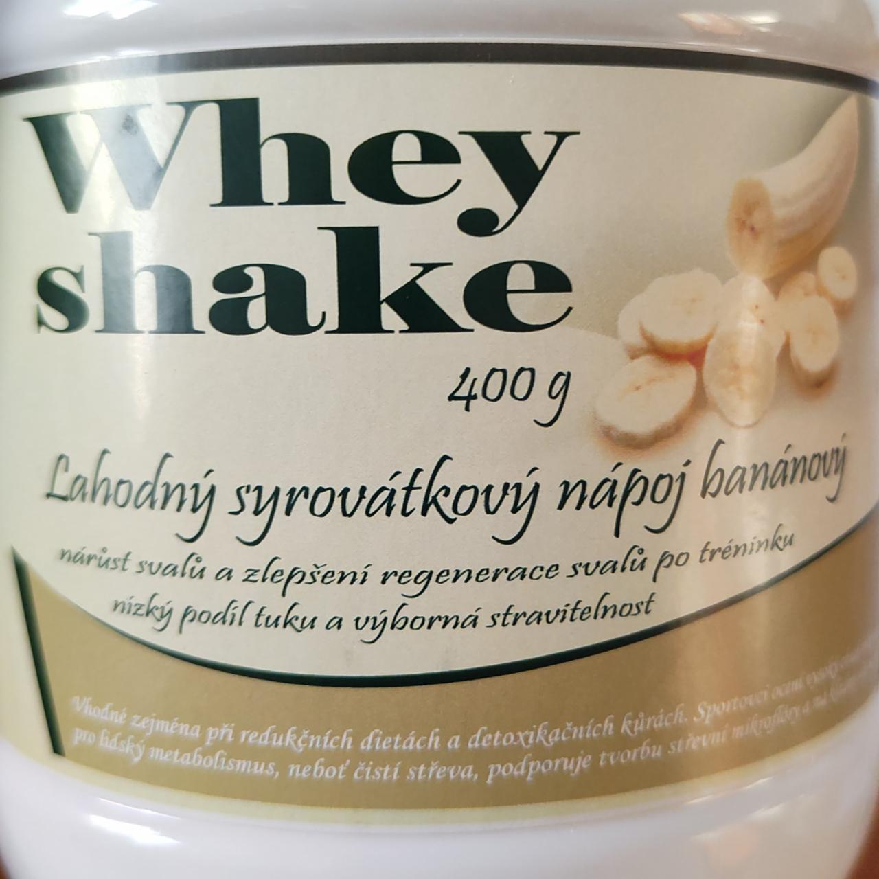 Fotografie - Whey shake Lahodný syrovátkový nápoj banánový