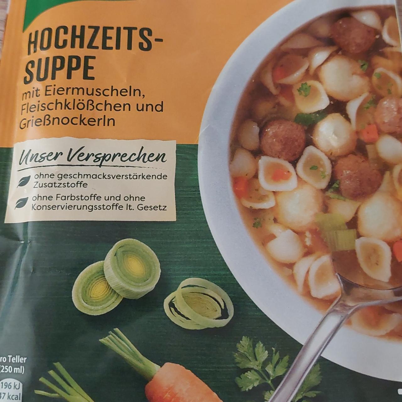 Fotografie - Hochzeits-suppe Knorr