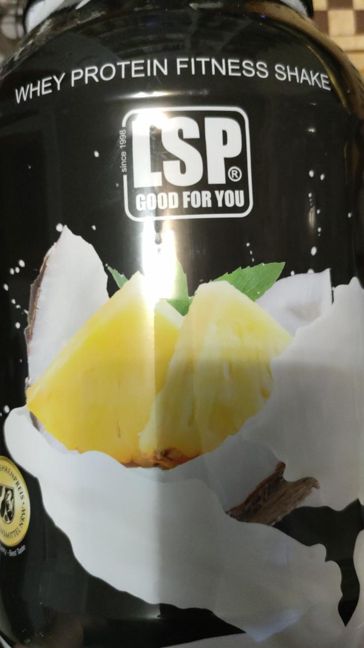 Fotografie - Whey Protein Fitness Shake Kokos-Ananas LSP