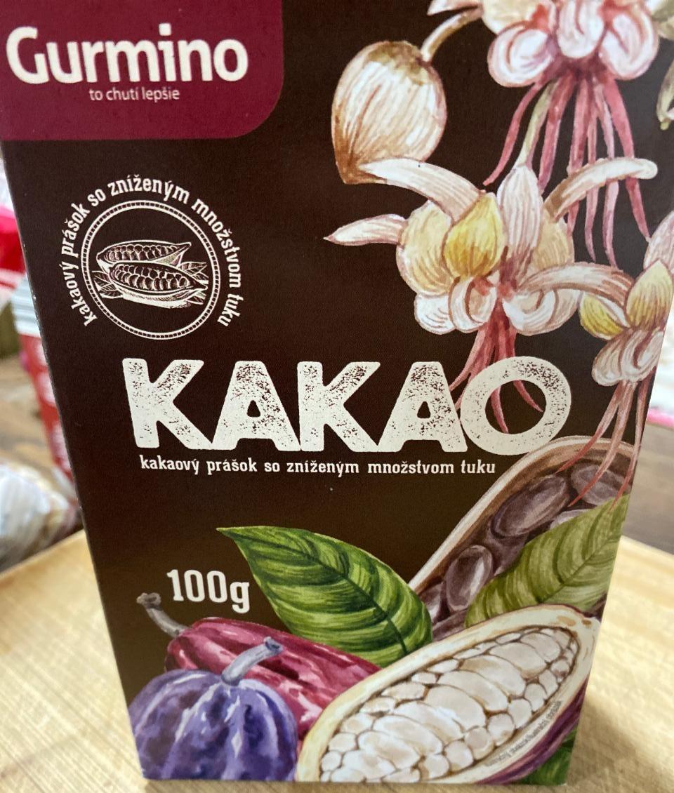 Fotografie - Kakao Gurmino kakaový prášok so zníženým množstvom tuku