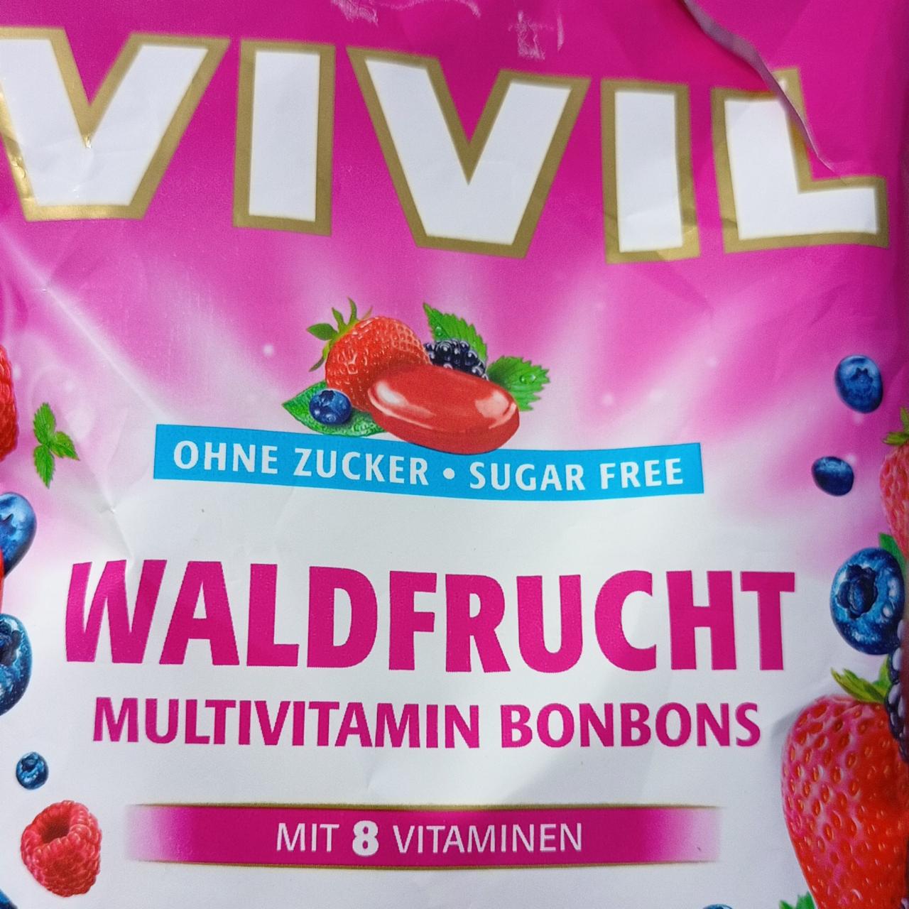 Fotografie - Waldfrucht Multivitamin Bonbons ohne zucker Vivil