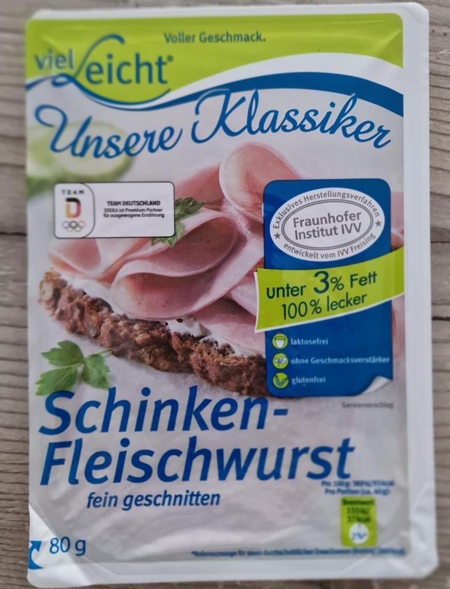 Viel kJ nutričné - Leicht a kalórie, hodnoty Schinken-Fleischwurst