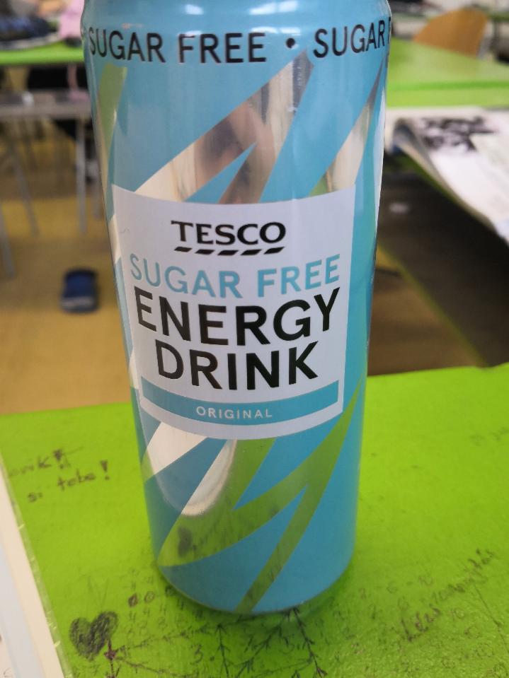 Fotografie - Tesco sugarfree energy drink