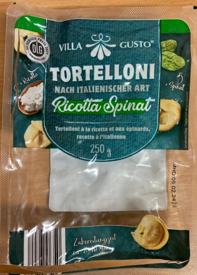 Fotografie - Tortelloni Villa Gusto ricotta spinat