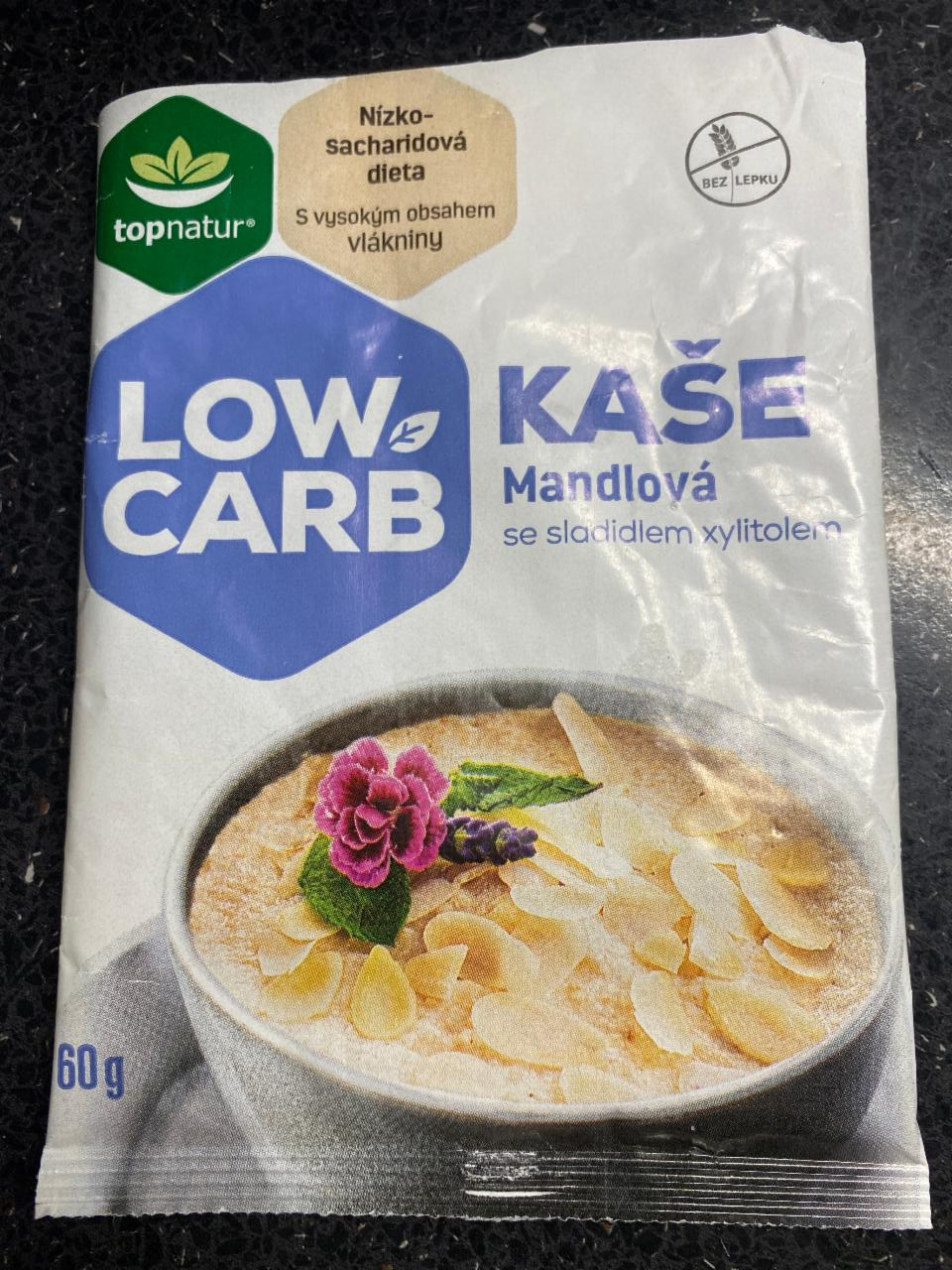 Fotografie - Kaše Mandľová Low Carb Topnatur