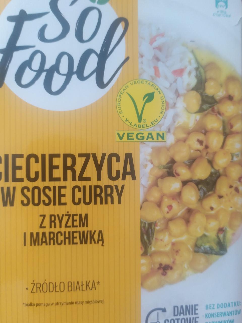 Fotografie - ciecierzyca w sosie curry