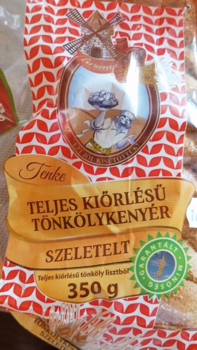 Fotografie - Tenke teljes kiörlésű tönkölykenyér