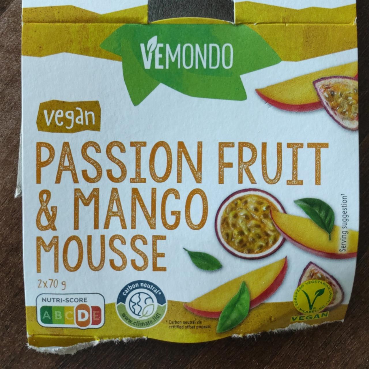 Fotografie - Passion fruit & mango mousse Vemondo