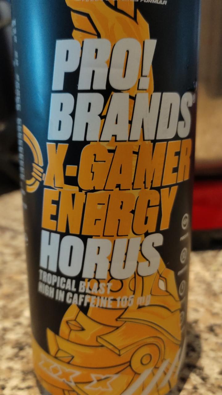 Fotografie - PRO BRANDS X-GAMER ENERGI HORUS 