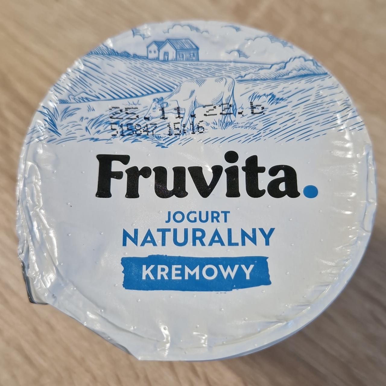 Fotografie - Jogurt Naturalny Kremowy Fruvita