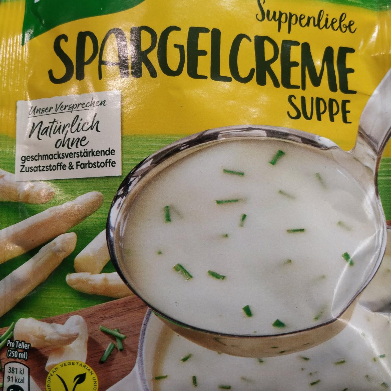 Fotografie - Spargel cremesuppe Knorr