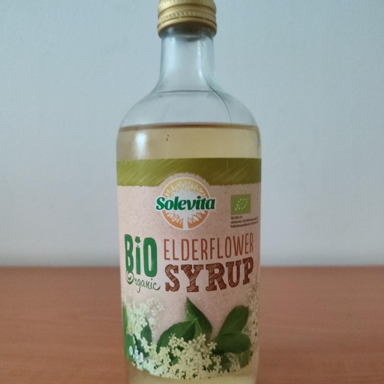 Fotografie - Elderflower Syrup Bio Organic Solevita