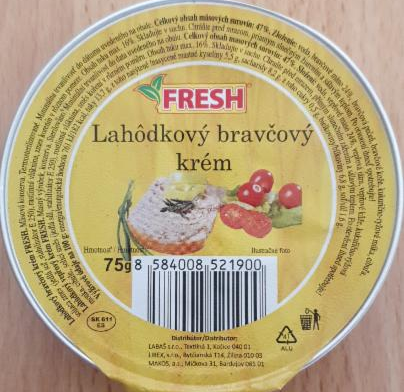 Fotografie - Lahôdkový bravčový krém Fresh