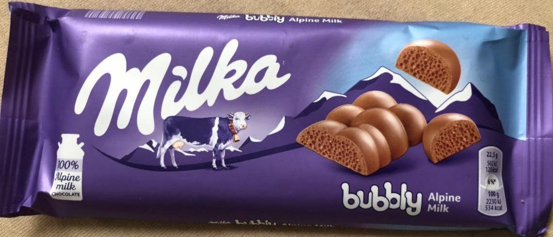 Fotografie - Milka Bubbly Alpine milk