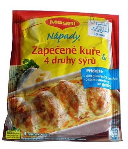 Fotografie - Zapečené kuře 4 druhy sýrů Maggi nápady