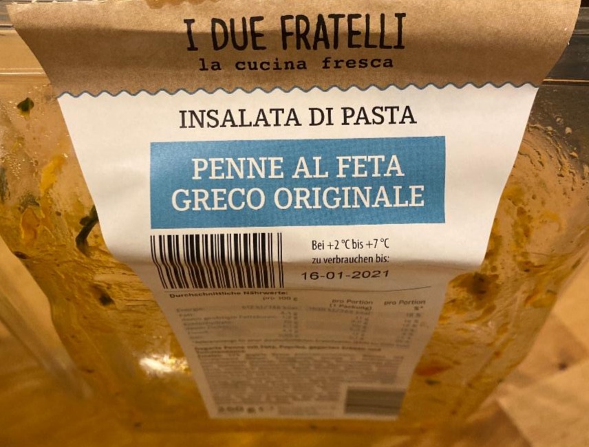 Fotografie - Penne al feta greco originale