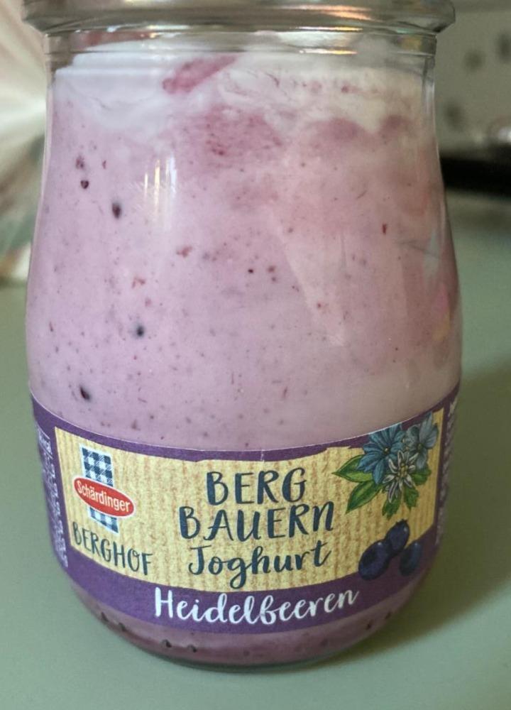 Fotografie - BergBauern Joghurt Heidelbeeren Schärdinger