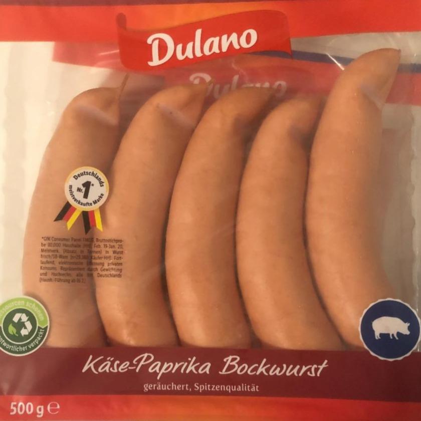 Fotografie - Dulano Käse-Paprika Bockwurst