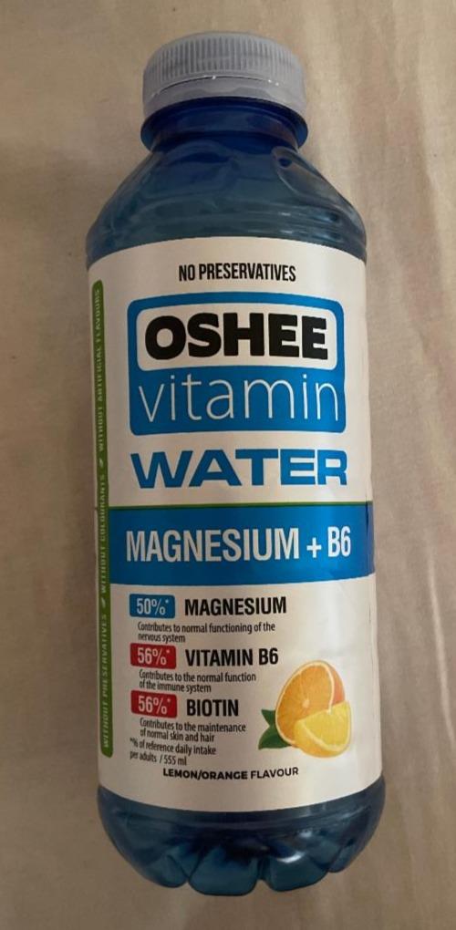 Fotografie - Oshee vitamin water Magnesium + B6 Lemon/Orange