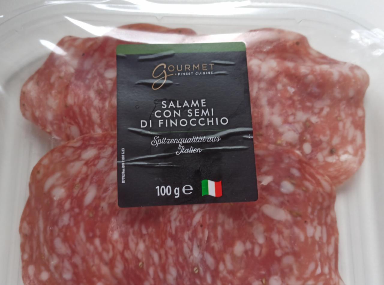 Fotografie - salame con semi di finocchio