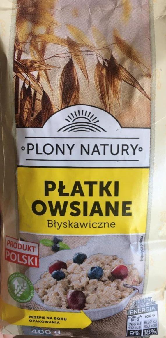 Fotografie - Płatki owsiane błyskawiczne Plony Natury