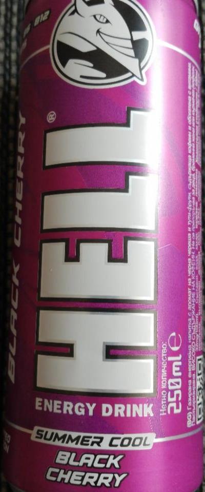 Fotografie - Hell Energy drink Black Cherry