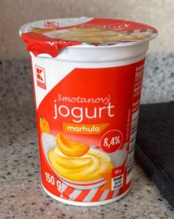 Fotografie - Smotanový jogurt marhuľa 8,4% K-Classic