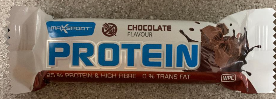 Fotografie - Protein Bar Chocolate flavour MaxSport