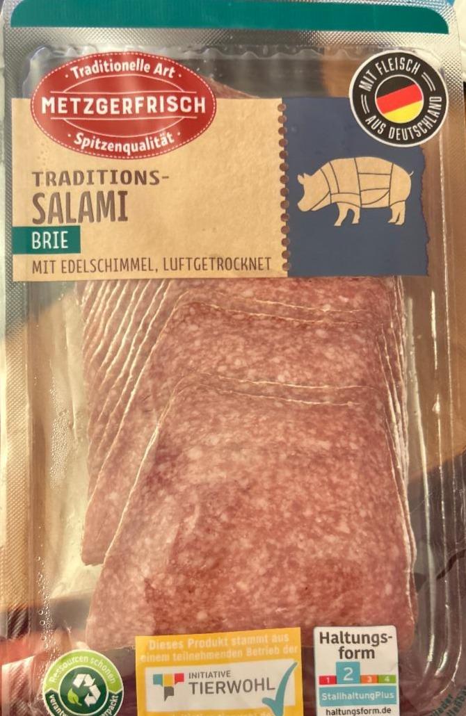 Fotografie - Traditions-salami Brie Metzgerfrisch