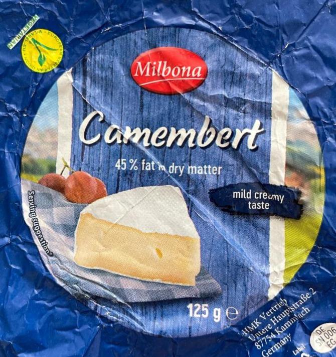 Fotografie - Camembert 45% fat Milbona