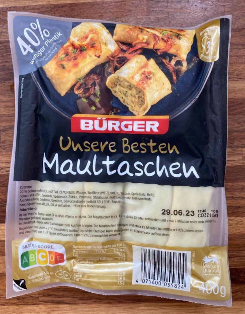 Fotografie - Maultaschen Unsere Besten Bürger