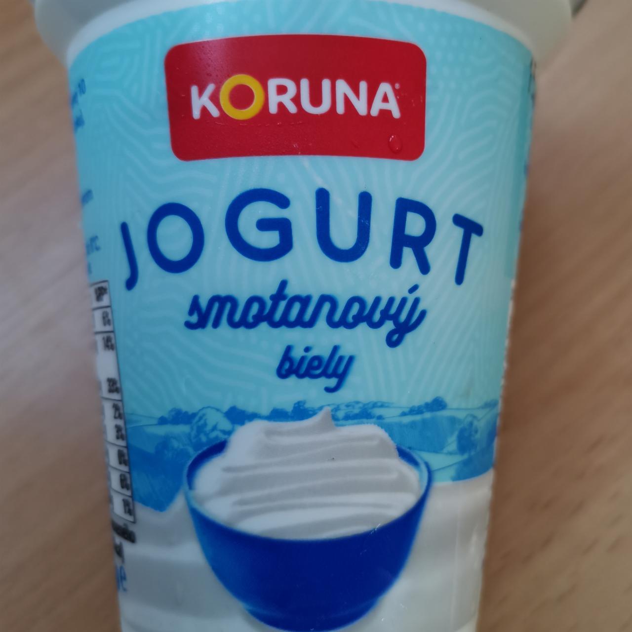 Fotografie - Jogurt smotanový biely Koruna
