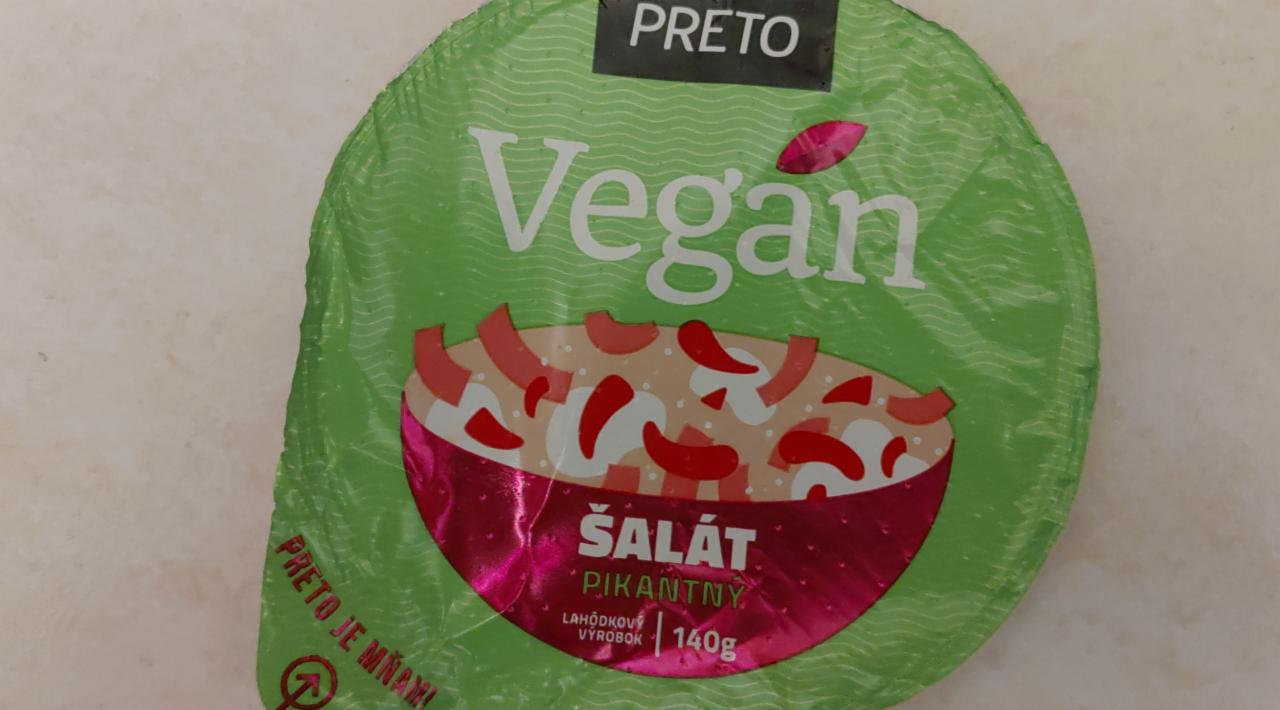 Fotografie - pikantný šalát Vegan Preto