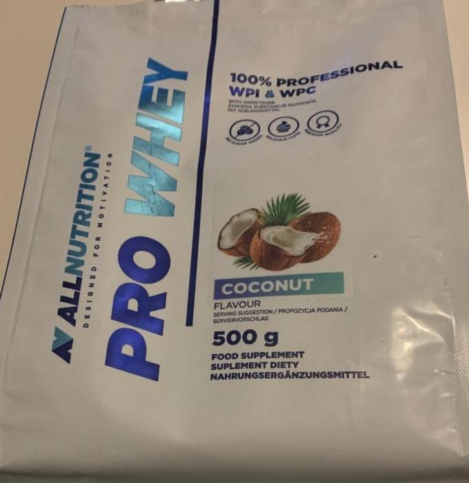 Fotografie - Pro whey coconut Allnutrition