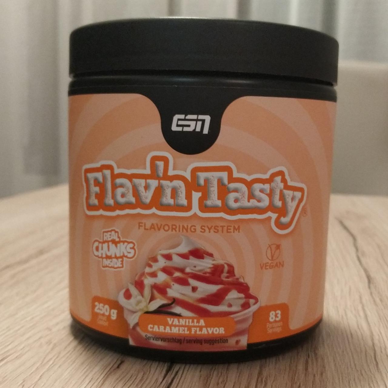 Fotografie - Flav'n Tasty Vanilla Caramel flavor ESN