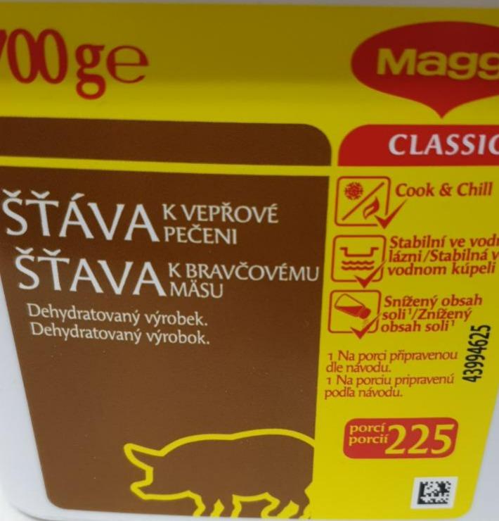 Fotografie - Maggi Šťava k bravčovému mäsu