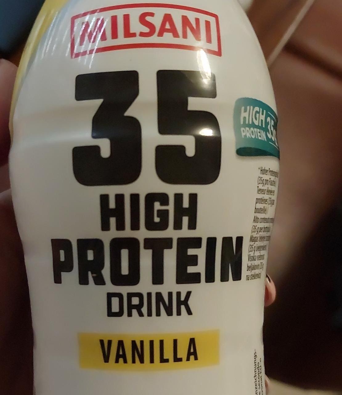Fotografie - 35 High Protein Drink Vanilla Milsani