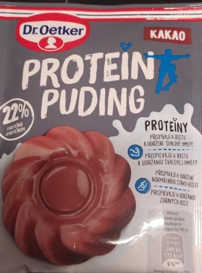 Fotografie - protein puding kakao Dr.Oetker hotový výrobok