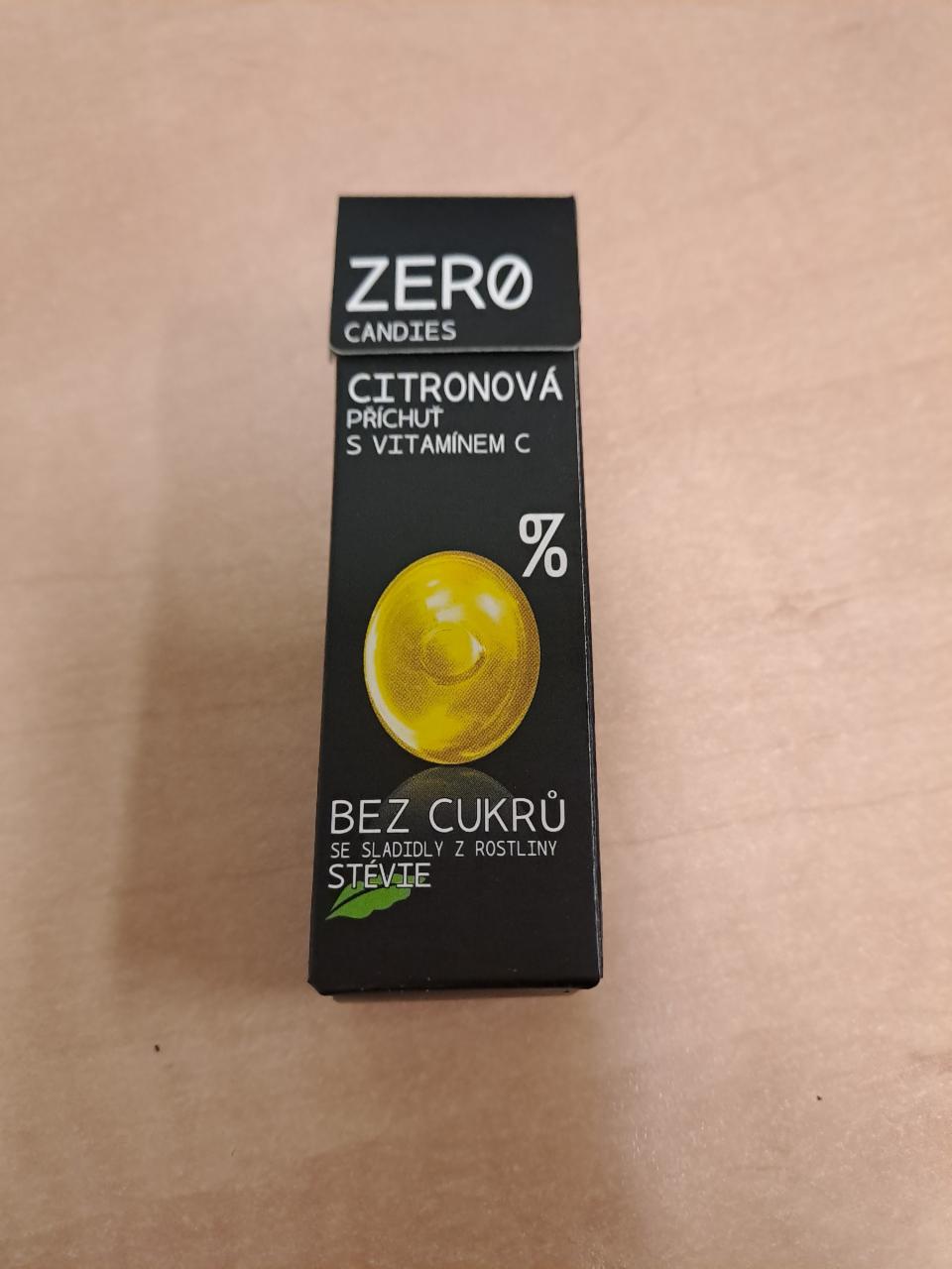 Fotografie - Zero Candies citrónové s vitamínom C