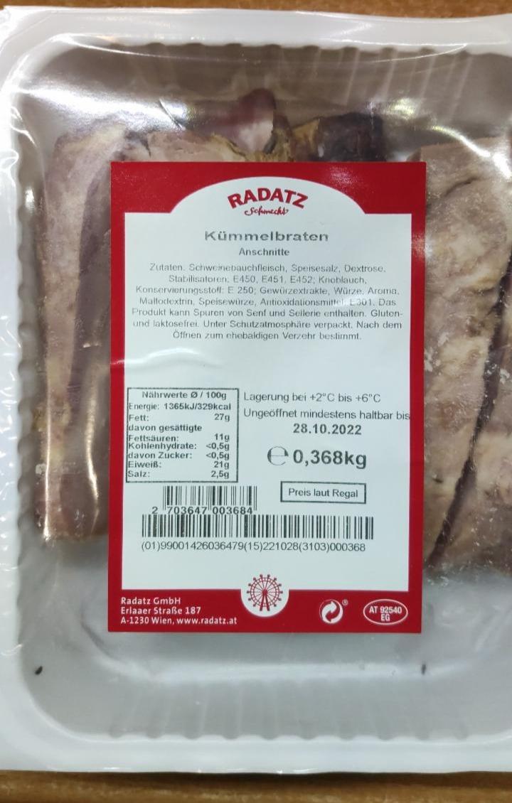 Fotografie - Kümmelbraten anschnitte