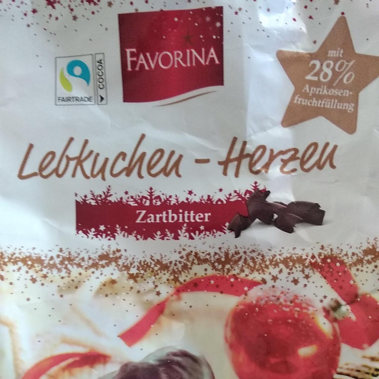 Fotografie - Lebkuchen - Herzen Zartbitter Favorina