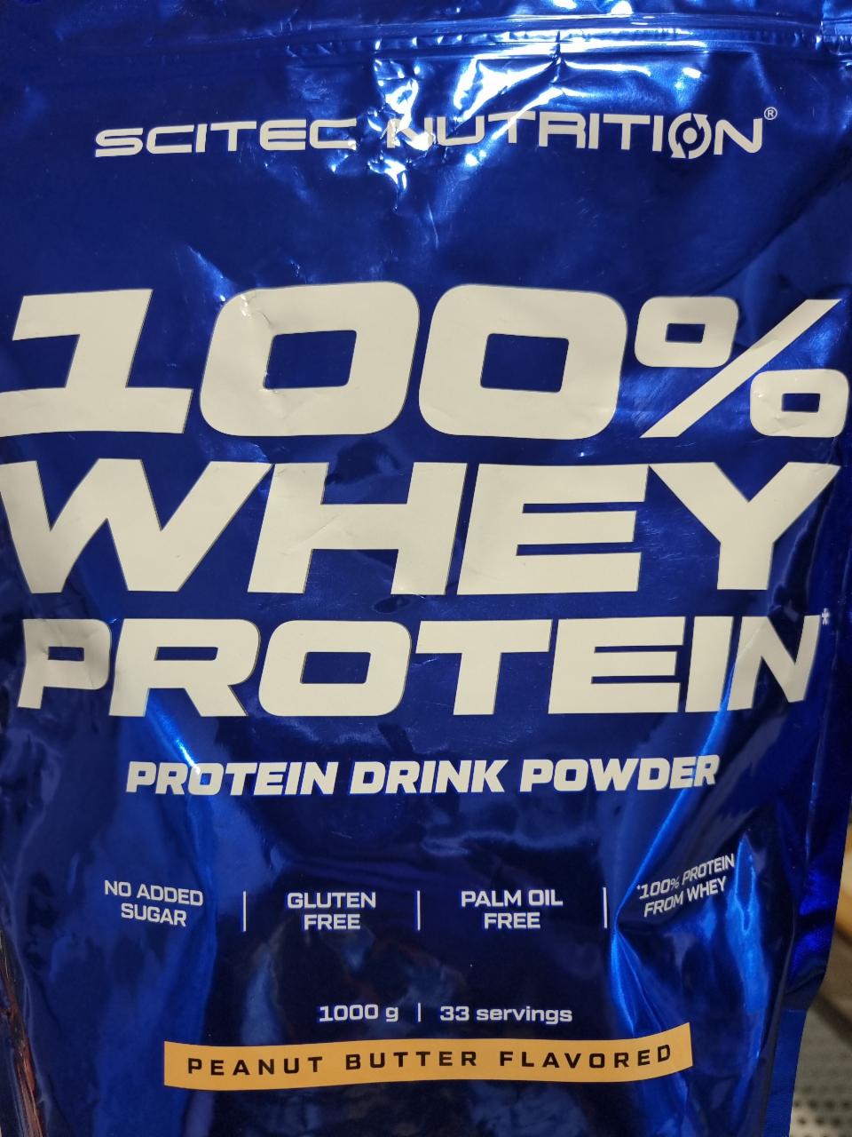 Fotografie - Whey protein 100% SCITEC NUTRITION