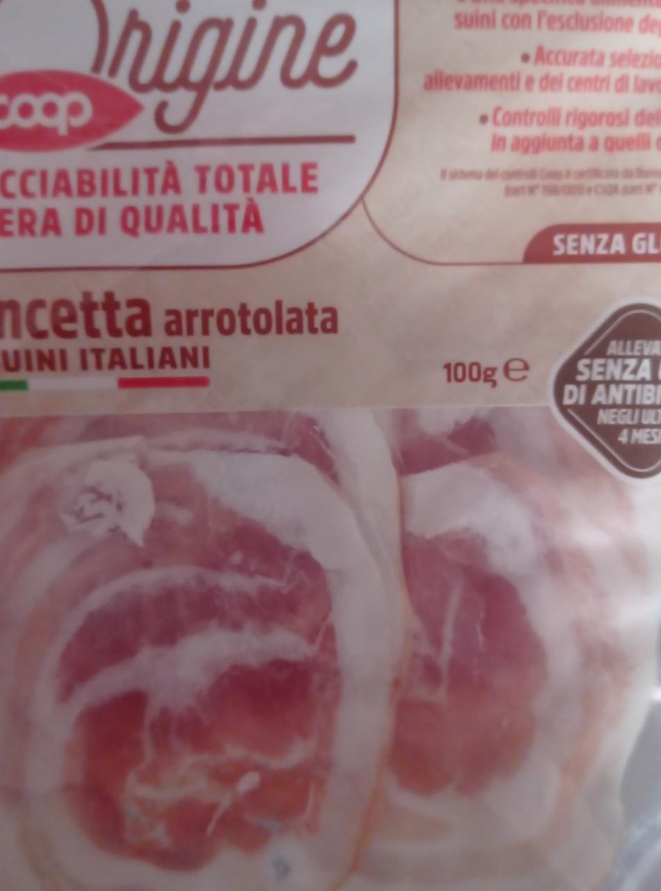 Fotografie - Pancetta arrotolata da Suini Italiani Coop