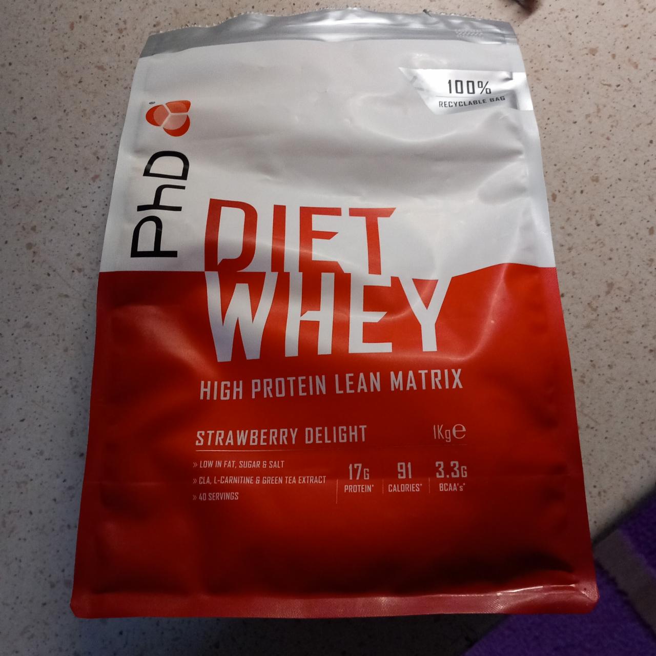 Fotografie - Diet Whey Strawberry Delight PhD