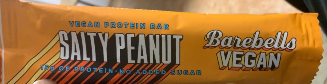 Fotografie - salty peanut barebells vegan