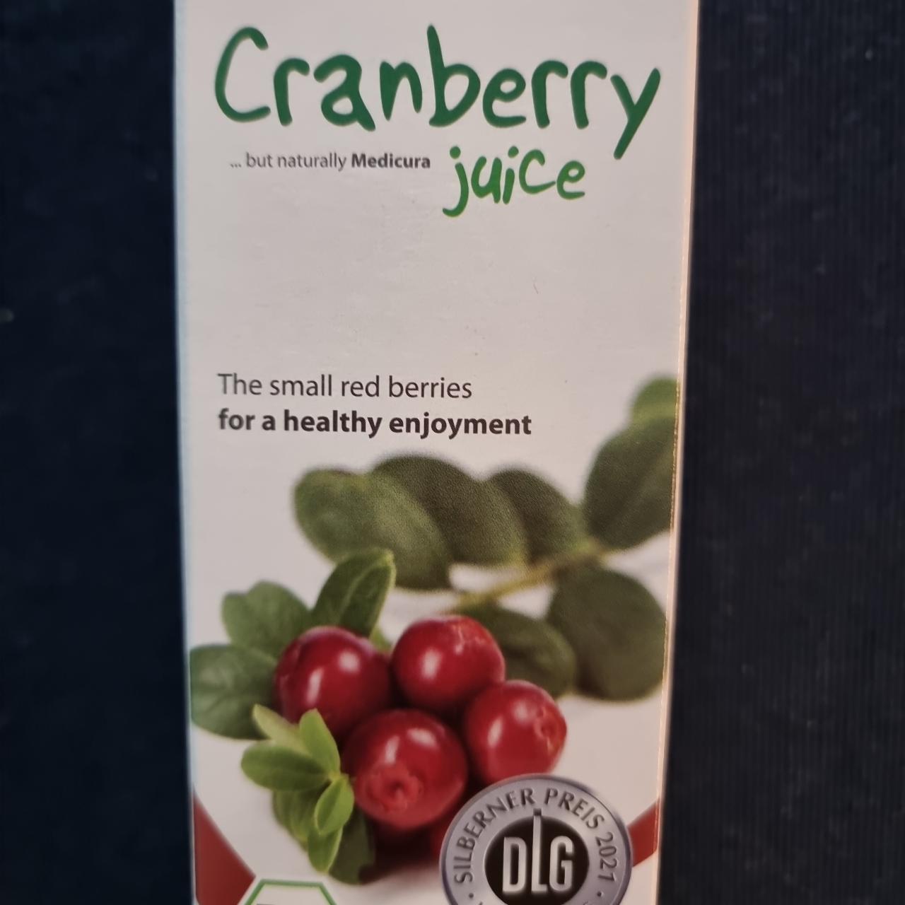 Fotografie - Medicura Cranberry juice