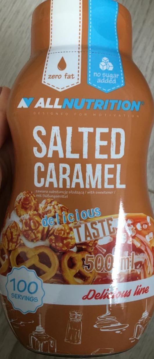 Fotografie - All Nutrition Salted Caramel Delicious line
